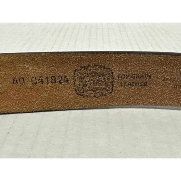 Tony Lama Mens tooled leather filigreed belt size 40 - Picture 5 of 7